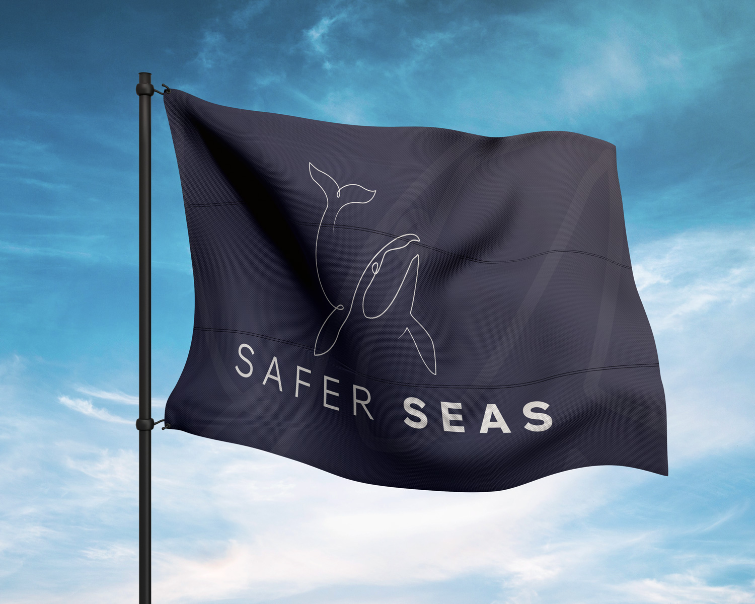 Safer Seas - Drapeaux Mockup