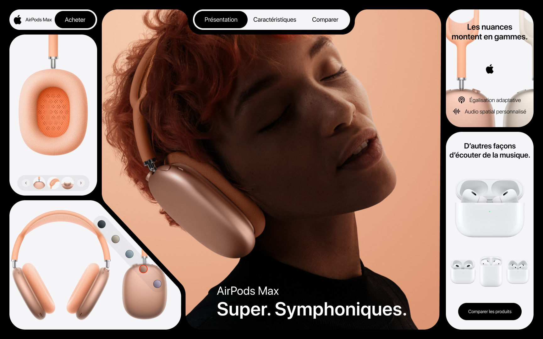 Airpods Pro Max - Web Design